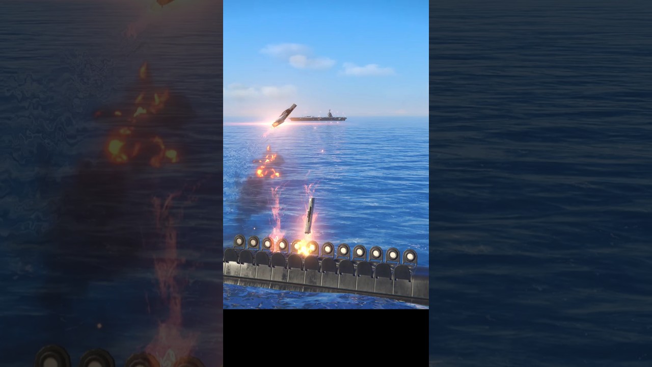 GTX 690 Nuke Missile Launching in Modern Warships 