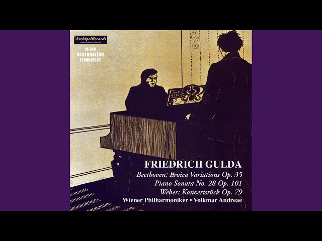 Beethoven - Sonate pour piano n°28: 2e mvt : Friedrich Gulda, piano