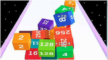 Physics Chain Cube 3D Merge - Gameplay Walkthrough
