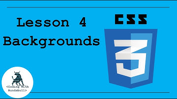 CSS Lesson 4 - Backgrounds