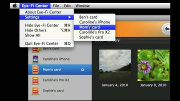 How-To: Adjusting Your Settings in Eye-Fi Center