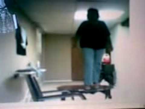 Fat Lady Falls Off Table Video 6