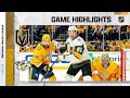 Golden Knights @ Predators 11/24/21 | NHL Highlights