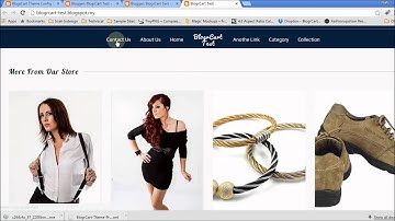 How To Add Dropdown Navigation - Blogrcart Extend Shopping Cart Template