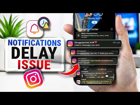 How to FIX Notifications Delay Issue in Instagram on iPhone | Instagram Late Notification Problem