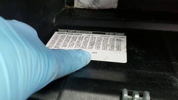 HOW TO FIND YOUR INTERIOR RPO TRIM COLOR CODE ON YOUR GM VEHICLE GLOVE BOX TAG LABEL