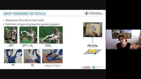 Grasps and manipulation primitives for cloth manipulation