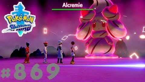 Pokemon Sword Shiny Dynamax Alcreamie Raid & Catch