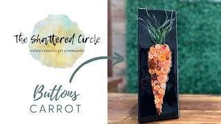 Buttons Carrot (Beginner Glass & Resin Art Tutorial)