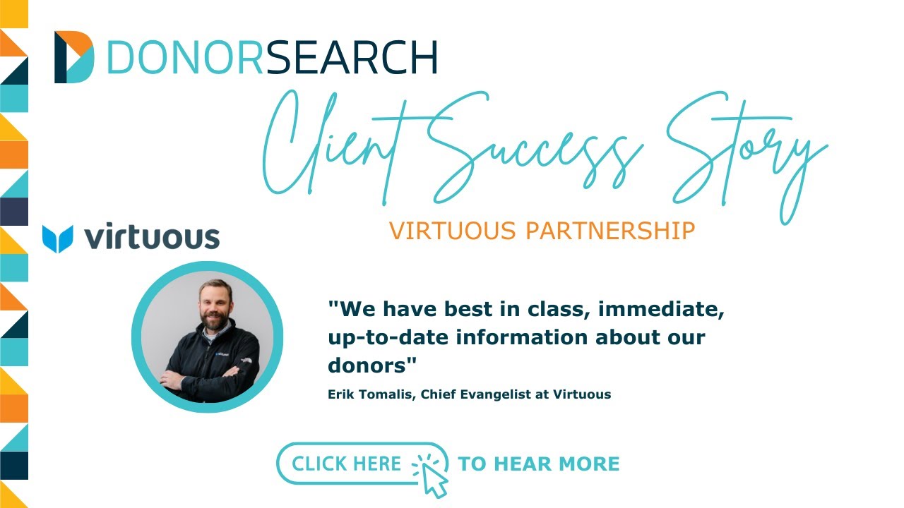 DonorSearch and Virtuous Partnership