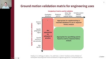 Guidance on utilization of simulations in engineering practice, and an example ground motion set