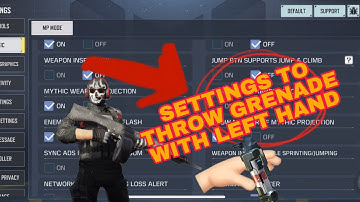 CODM | How to throw grenades with left hand Tips and Tricks call of duty mobile
