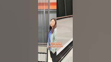 Fingerprint Lock Folding Screen Door, Two Mesh Designs #qiangning