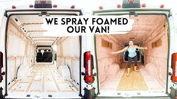 Van Framing, Window Support Removal, Spray Foam Insulating! | PROMASTER VAN BUILD SERIES | EPISODE 8