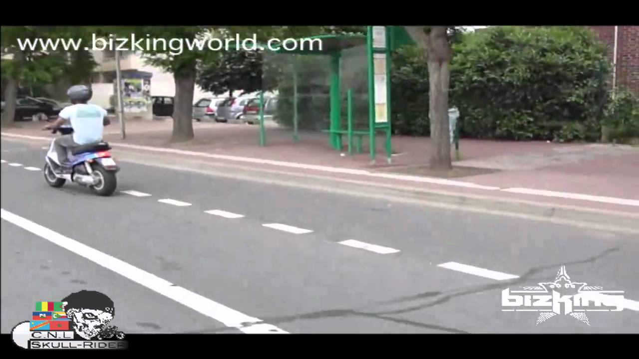 C.N.L SKULL RIDER 91 - MOTO DANGEROUS VIDEO STUNT - PART.1