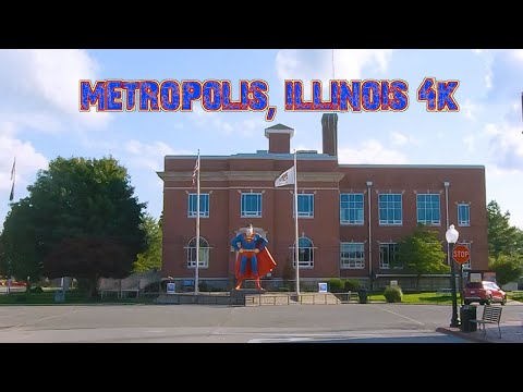 This Town Has A Giant Superman Statue: Metropolis, Illinois 4K.