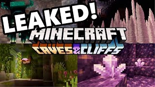 MINECRAFT 1.17 LEAKED AND PLAYABLE