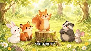 The Squirrel Who Could NOT Wait His Turn | A Funny Kids Story About Patience Guía