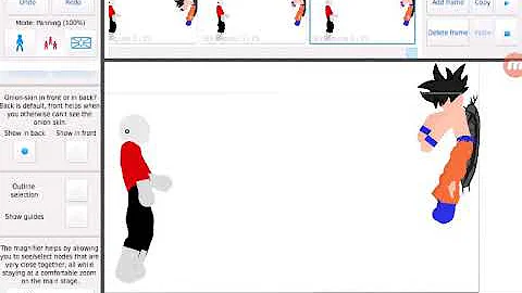 ultra instinct goku vs jiren (stick nodes)