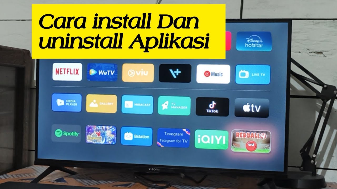 Cara install & hapus aplikasi di smart Tv android YouTube