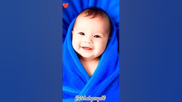 Thumbnail of cute 🥰 baby talking ❤️ papa #shorts #funnybabyvideos #papaloving #cute #realvoice #ytshorts
