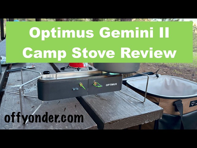 Optimus Gemini II Camp Stove Review - YouTube