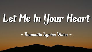 Let Me In Your Heart | Z Splash 