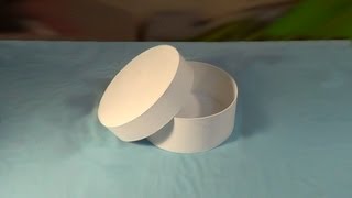 LINDA E FÁCIL!! CAIXA Redonda PARA PRESENTES - PT 1 - DIY Round Box - PT 1 - Caja Redonda Pt1