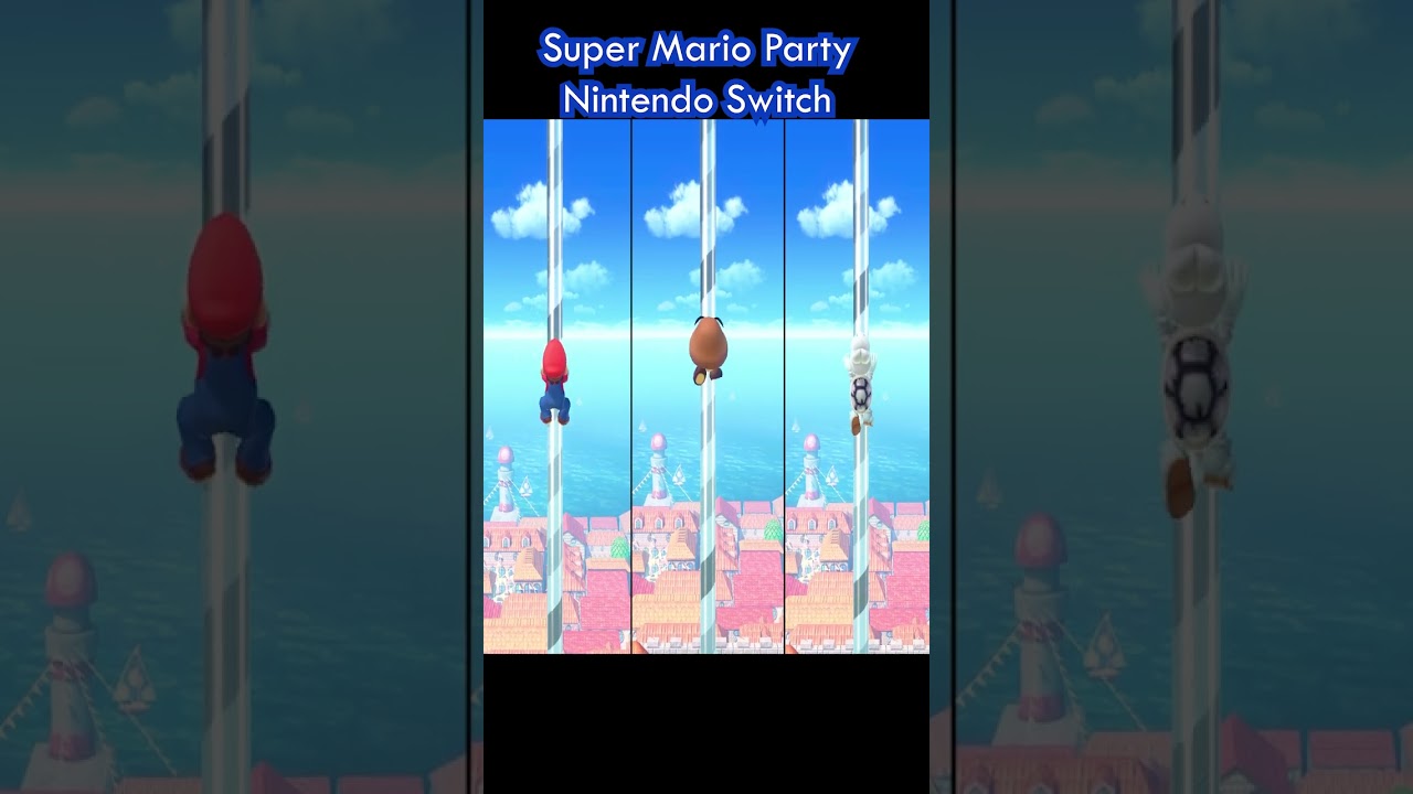 Mario Party Superstars Social Climbers Mario vs Goomba vs Dry Bones