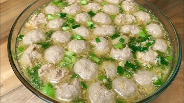 Kuah Bakso Tanpa Tulang dan Tetelan, Perhatikan Cara Menumis Bumbu & Penggunaan Daun Bawangnya Ya