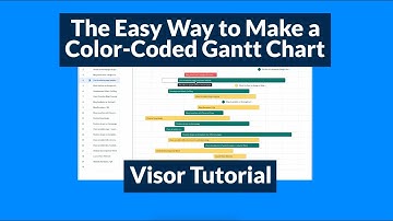 The Easy Way to Color Code a Gantt Chart (Tutorial)