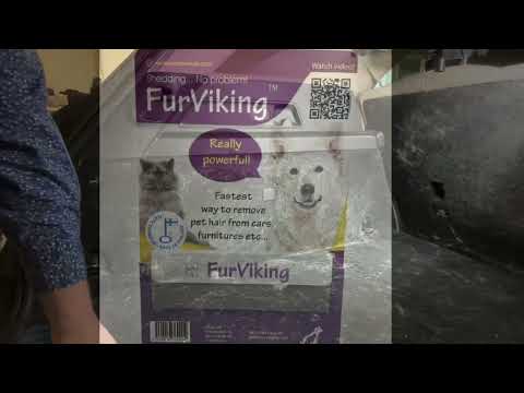 FurViking - Ultimate tool for remove dog hair.  Clean car trunk in 5 min.