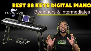 Starfavor SP - 20 Digital Piano - [ BEST for Beginners & Intermediates]