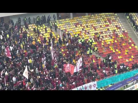 INCIDENTE LA FCSB - RAPID 3-1! CELE DOUA GALERII LA UN PAS DE BATAIE! IMAGINI NEDIFUZATE