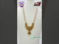 Original Button Swarovski Pearls with 1 Gram Gold Ammavari Locket | Custom Temple Jewellery