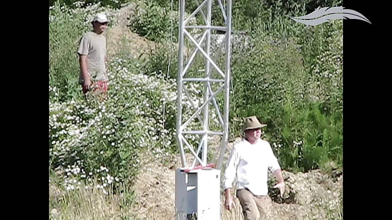 Building New Radio Tower in Lowicz / Poland / July 2009, 40 m high