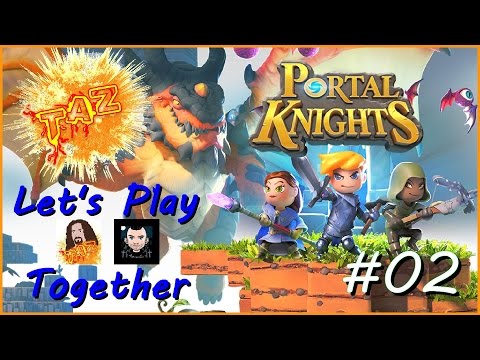 Let's play together: Portal Knights #02: Staubige Berge mit KUPFER! - German - Deutsch