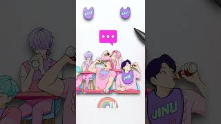 Download Lagu Otomatone soda pop saja boys - Kpop demon hunters #kpop #animation #shortvideo MP3