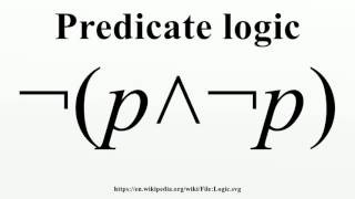 Predicate logic