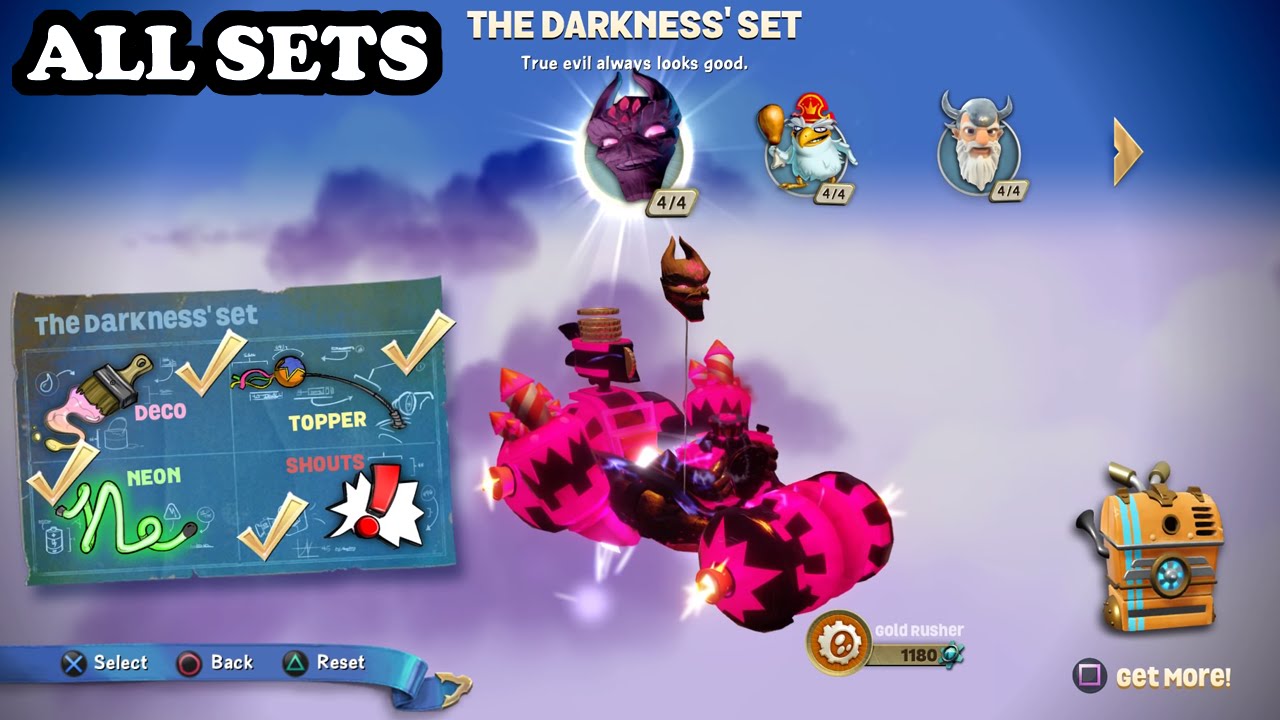 Skylanders Superchargers ALL SETS on Gold Rusher YouTube