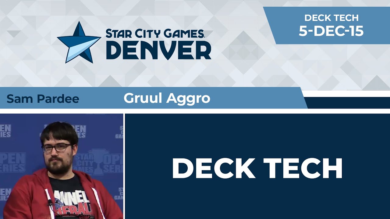 SCGDEN: Deck Tech - Sam Pardee | Standard