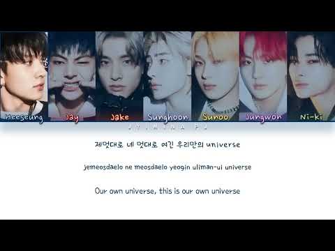 ENHYPEN 엔하이픈 Shout Out Lyrics Color Coded Han Rom Eng