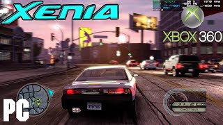 XBOX 360 emulator Midnight Club Los Angeles on PC XENIA 2X2 Rez MCLA HD