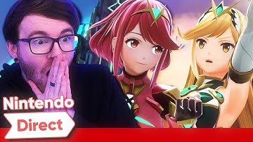 PYRA & MYTHRA IN SMASH & SPLATOON 3?! • LIVE 2021 NINTENDO DIRECT REACTION!
