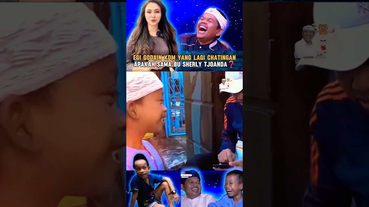 Momen Lucu Egi Godain KDM yang lagi Chatingan 