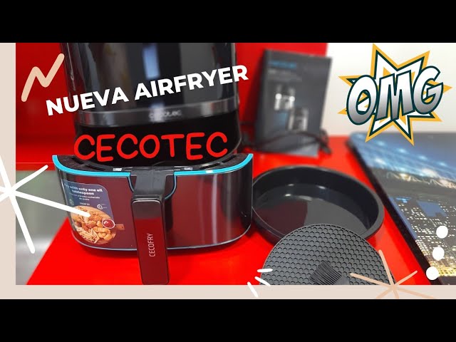 Cecofry Full Inox Black Pro 5500 con Accesorios Freidora sin aceite  airfryer Cecotec