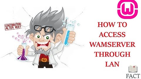 How to Access Wampserver Through LAN || Wampserver || Fact Tv 18