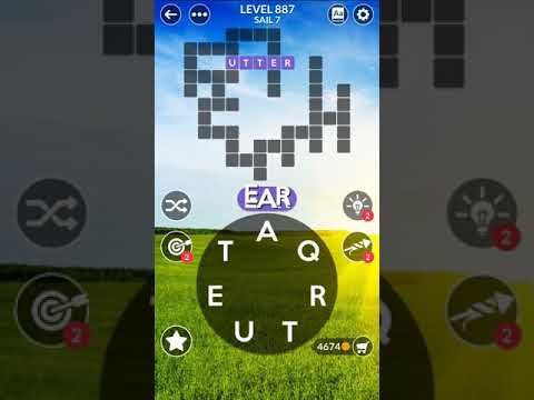 Wordscapes Level 887 | Answers - YouTube