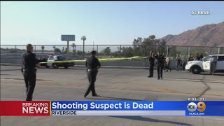 One officer died and two others were injured following a shooting on
riverside freeway monday evening. the officer-involved was reported
just afte...