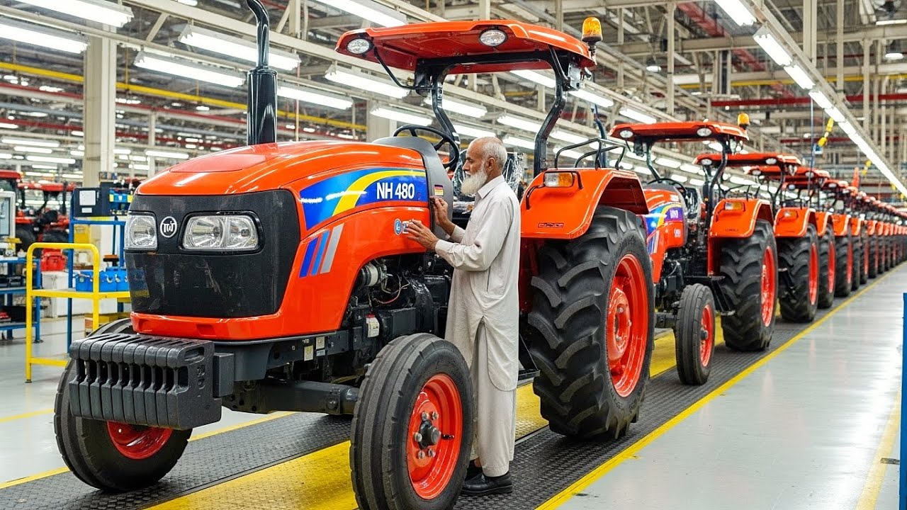 Amazing Manufacturing Process of New Holland Tractor | Inside 40-Year-Old Tractor Plant in Pakistan